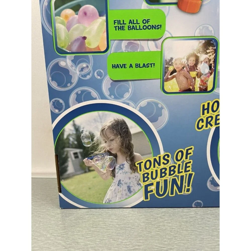 Maxx Bubbles Summer Fun Party Set 114 Pcs Jump Rope Bubble Blaster Balloons - Picture 6 of 11